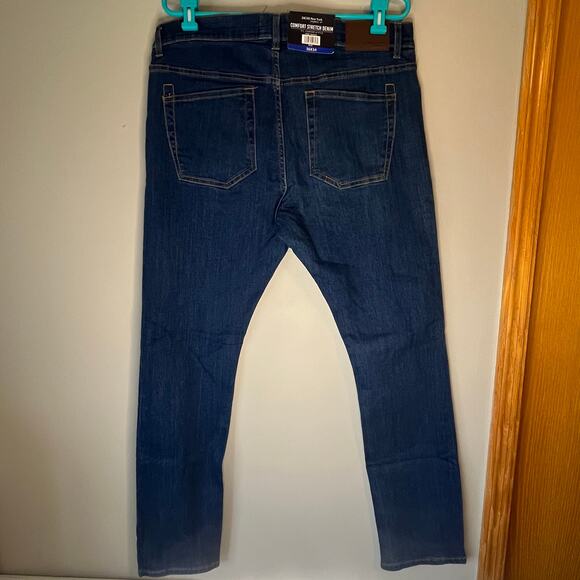 NWT! Men's Jachs New York Dark Wash Straight Leg Jean Size 36/34 - Picture 2 of 14